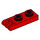 LEGO Red Hinge Plate 1 x 2 with 3 fingers and Hollow Studs (4275)