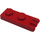 LEGO Red Hinge Plate 1 x 2 with 3 Stubs and Solid Studs
