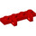 LEGO Rood Scharnier Plaat 1 x 4 Vergrendelings met Twee Stubs (44568 / 51483)