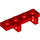 LEGO Red Hinge Plate 1 x 4 Locking with Two Stubs (44568 / 51483)