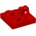LEGO Red Hinge Plate 2 x 2 with 1 Locking Finger on Top (53968 / 92582)
