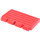 LEGO rouge Charnière Tuile 2 x 4 avec Ribs (2873)