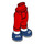 LEGO Rood Heup met Pants met Blauw Laced Shoes (101347)