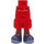 LEGO Rosso Fianco con Pantaloncini con Cargo Pockets con Dark Blu shoes (2268)