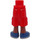 LEGO Red Hip with Shorts with Cargo Pockets with Dark Blue shoes (2268)
