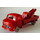 LEGO Red HO Mercedes Towtruck with Light Gray Hook