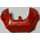 LEGO Red Hockey Torso Plate (44791)