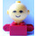 LEGO Rød Homemaker Figure with Yellow Head