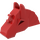 LEGO Red Horse Battle Helmet (Angular) (44557 / 48492)