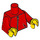 LEGO rot Imp Minifig Torso (973 / 88585)