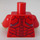 LEGO Czerwony Invincible Iron Człowiek - Classic Style Minifigurka Tułów (973 / 76382)