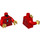 LEGO Red Invincible Iron Man - Classic Style Minifig Torso (973 / 76382)