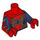 LEGO Red Iron Spider-Man Minifig Torso (973 / 88585)