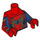 LEGO rot Iron Spider-Man Minifig Torso (973 / 88585)