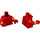 LEGO rouge Jafar as the Genie Minifig Torse (973 / 76382)