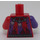 LEGO Red Jestro (70316) Minifig Torso (973 / 76382)