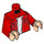 LEGO rouge Joey Tribbiani Minifig Torse (973 / 76382)