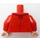 LEGO Red Joey Tribbiani Minifig Torso (973 / 76382)