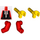 LEGO Red Judge Torso (973 / 88585)