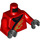 LEGO Rojo Kai Minifigura Torso (973 / 76382)