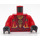 LEGO Red Kai - Rebooted Minifig Torso (973 / 76382)