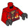 LEGO Red Kai - Rebooted Minifig Torso (973 / 76382)