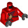 LEGO rot Kai Torso (76382 / 88585)