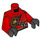 LEGO Rood Kai met Scabbard Minifiguur Torso (973 / 76382)