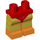 LEGO Rood Killer Moth Minifigure Heupen en benen (3815 / 36644)