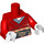 LEGO Rood Kimono Meisje Torso (973 / 88585)