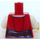 LEGO Rood Lady Anker Minifiguur Torso (973 / 76382)