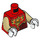 LEGO Red Lagravis Minifig Torso (973 / 76382)