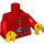 LEGO Rød Lawn Gnome Torso (973 / 88585)