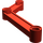 LEGO Rood Link 1 x 9 Krom met Drie Gaten (28978 / 64451)