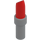 LEGO Red Lipstick with Medium Stone Gray Handle (25866 / 93094)