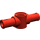 LEGO rouge Longue Épingle avec Centre Trou (44874 / 87082)