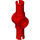 LEGO rouge Longue Épingle avec Centre Trou (44874 / 87082)