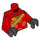 LEGO rot Man im Chinese Rat Costume Minifig Torso (973 / 76382)