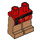 LEGO rot Man im Chinese Rat Costume Minifigure Hüften und Beine (3815 / 67522)