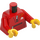 LEGO Red Man in Red Tracksuit Minifig Torso (973 / 76382)