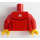LEGO Red Man in Red Tracksuit Minifig Torso (973 / 76382)