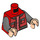 LEGO Red Marty McFly Minifig Torso (973 / 76382)