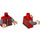 LEGO rot Marty McFly Minifig Torso (973 / 76382)