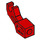 LEGO rot Mechanisch Arm mit dicker Unterstützung (49753 / 76116)