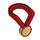 LEGO Rot Medal mit Gold Medallion (10099 / 85823)