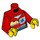 LEGO Red Medic Minifig Torso (973 / 76382)