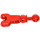LEGO Red Medium Ball Joint with Ball Socket and Beam (90608)