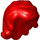 LEGO rouge Mi-longueur Ondulé Cheveux avec Droite Section (15677)
