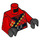 LEGO Rød Minecraft Ninja Kai Minifig Torso (973 / 76382)