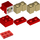 LEGO Rot Minecraft Sheep - Red